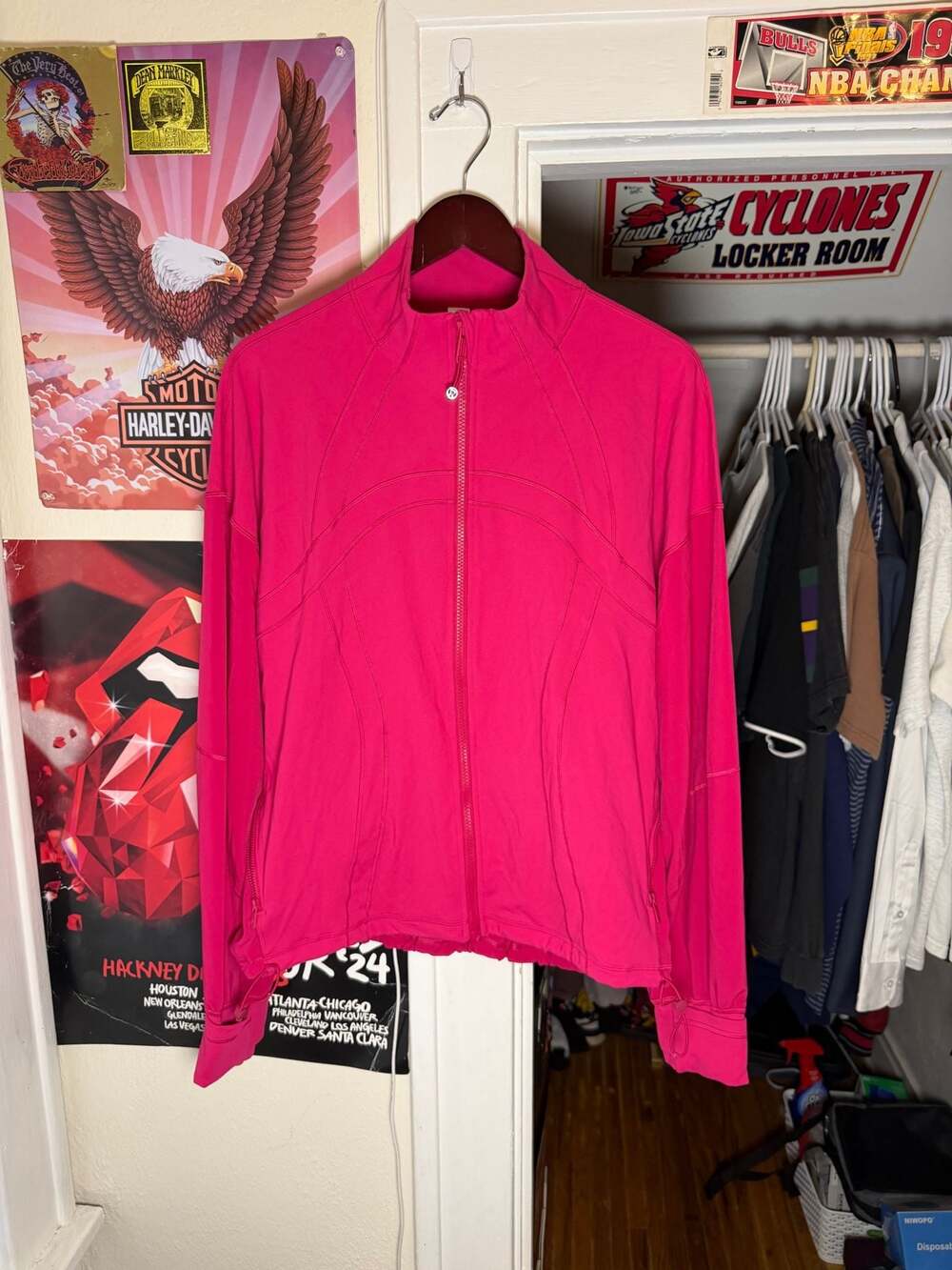 Lululemon Define Relaxed Fit Luon Jacket Passionate Pink Size 12